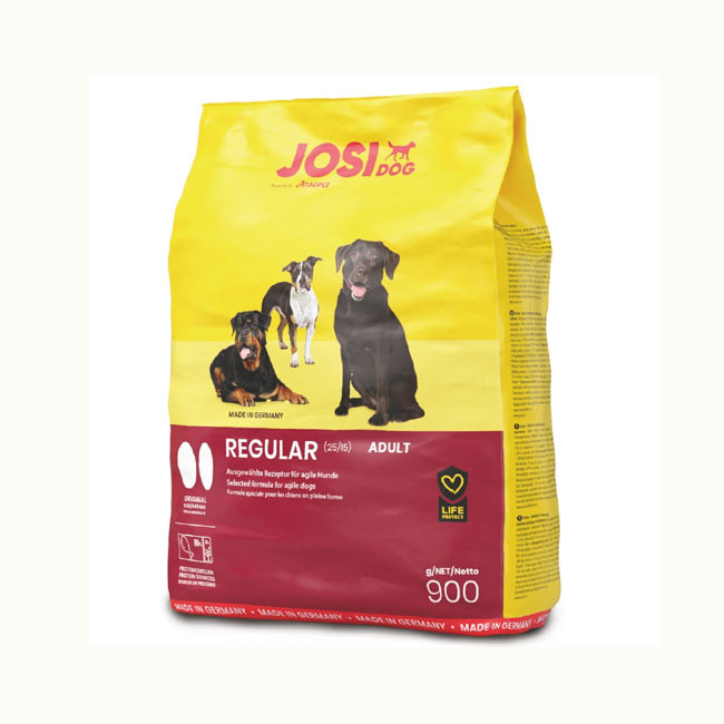 غذای سگ جوسی داگ رگولار در بسته بندی ۲ کیلو و هفتصد گرمی شرکتی Josi dog regular