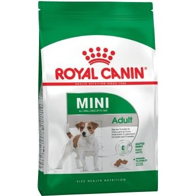 غذای خشک سگ بالغ کوچک رویال کنین مدل مینی ادلت سفارش امارات بسته بندی Royal canin mini adultدو کیلویی شرکتی