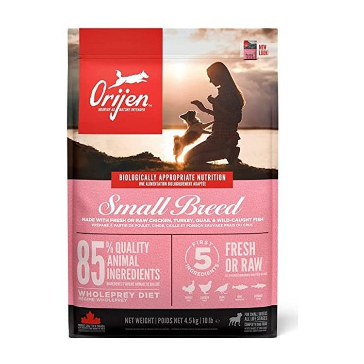 غذای خشک سگ بالغ کوچک اوریجن مدل مینی ادلت در بسته بندی یک کیلو و هشتصد گرمی شرکتی Orijen mini adult