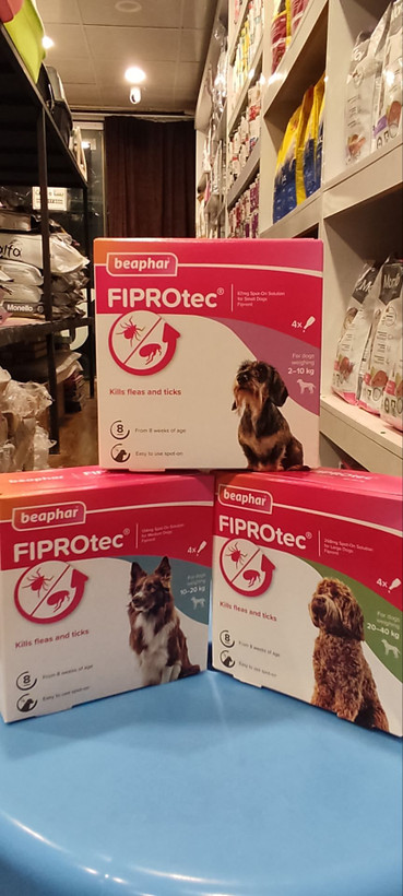 قطره ی ضد کک و کنه ی سگ بیفار در سه مدل Beaphar firotec
