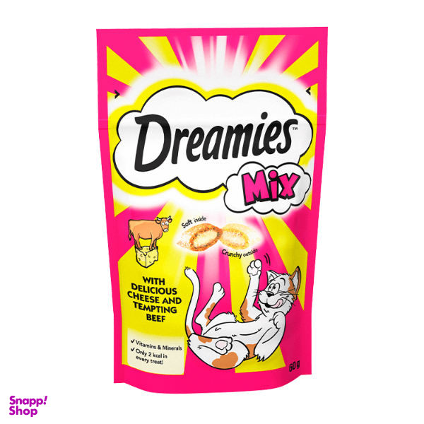اسنک تشویقی گربه ی دریمز در ۶ طعم Dreamsies cat treats