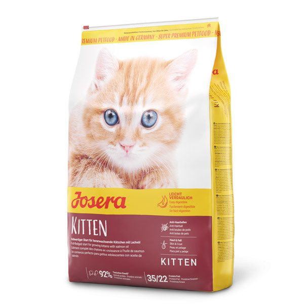 غذای خشک گربه جوسرا مدل کیتن در بسته بندی دو کیلویی شرکتی josera kitten