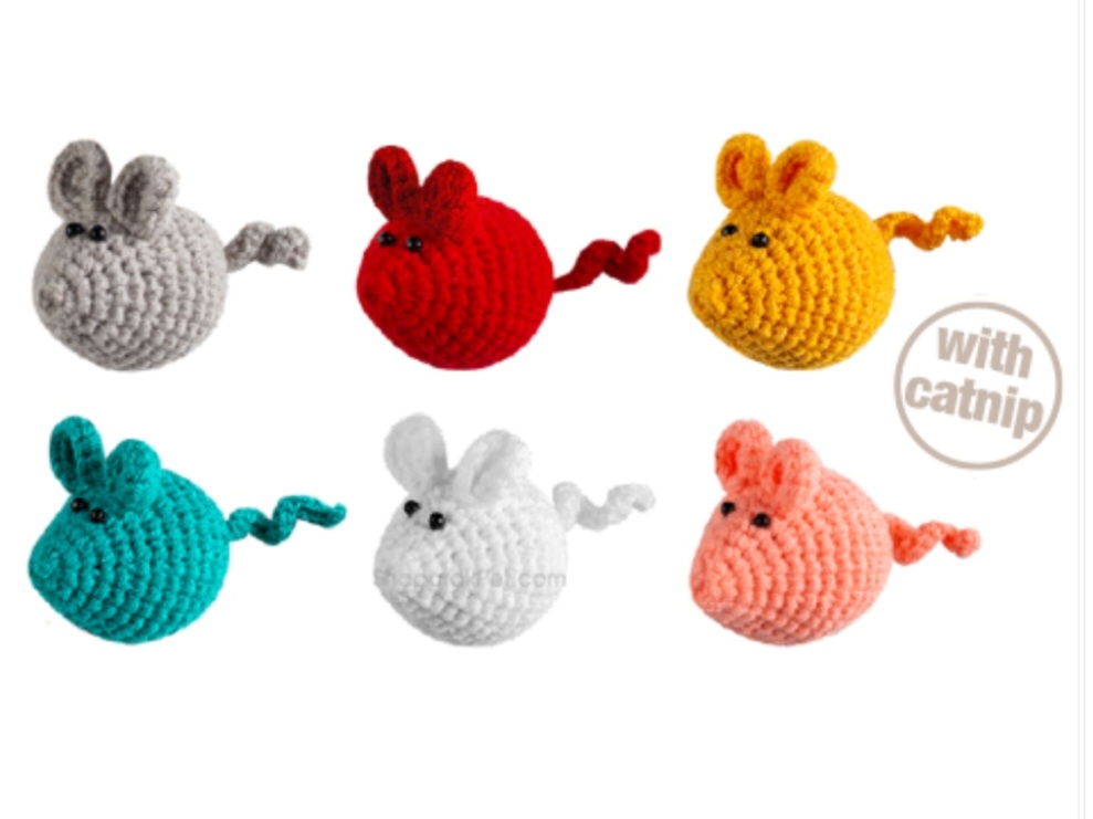 Mouse toy عروسک موش بافتنی