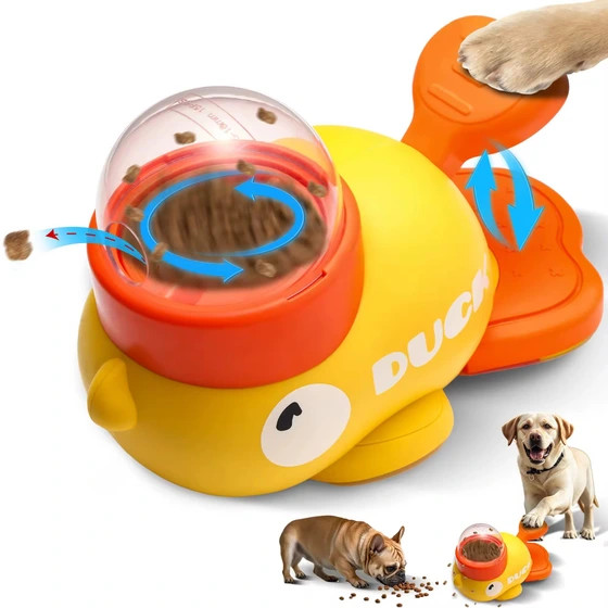 اسباب بازی تشویقی خور سگ و گربه مدل اردکCat and dog toy