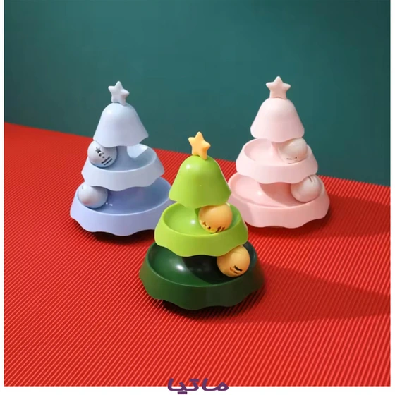 Cat tree toy اسباب بازی گربه ی برج دو طبقه مدل درخت کاج