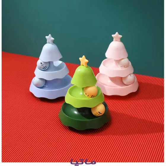 Cat tree toy اسباب بازی گربه ی برج دو طبقه مدل درخت کاج