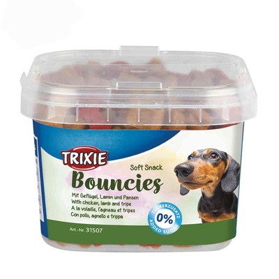 تشویقی استخوانی سگ سطلی تریکسی طعم مرغ و برهTrixie soft snack