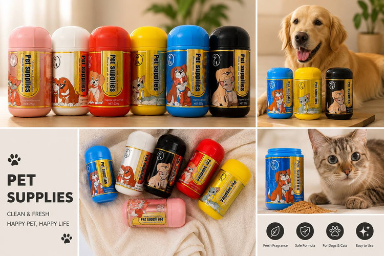 شامپو خشک حیوانات پت سوپلایس در ۶ رایحه Pet supplies dry shampoo